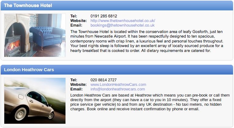An example of our 'top adverts'